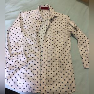 Carolina Herrera 3/4 button down shirt